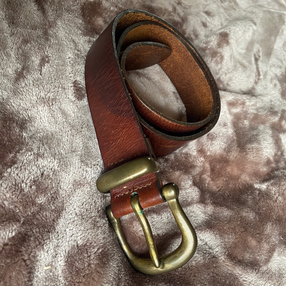 Brown Leather Belt